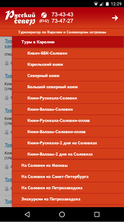 мобильная версия